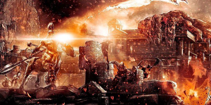 1920x1080 God of War battle wallpaper - Game wallpapers - #54523