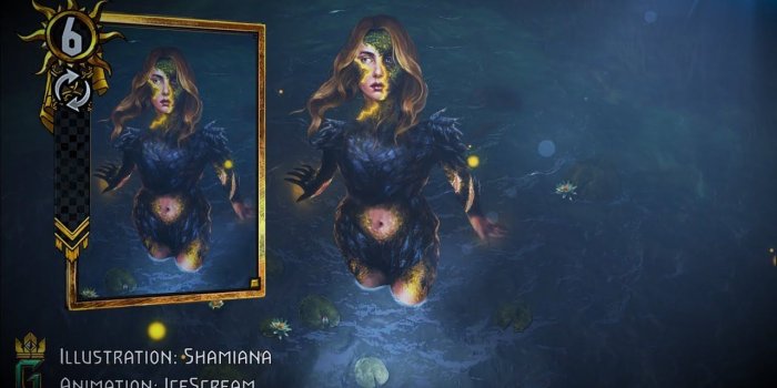 1280x720 Custom Gwent art animated wallpaper - Vivienne de Tabris