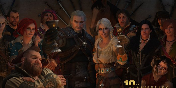 1920x1200 Witcher 10th Anniversary Wallpaper : gwent