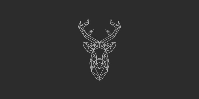 3840x2160 Deer polygon wallpaper [3840x2160] : wallpaper