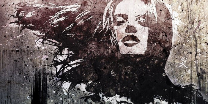 2560x1440 Abstract Art Black And White Faces HD Wallpaper, Background Images