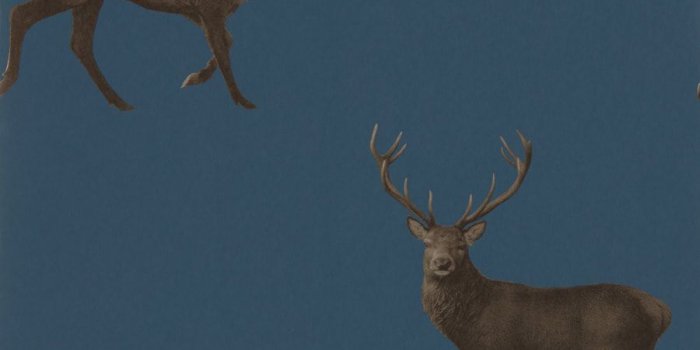 900x1000 Sanderson - Evesham Deer Wallpaper