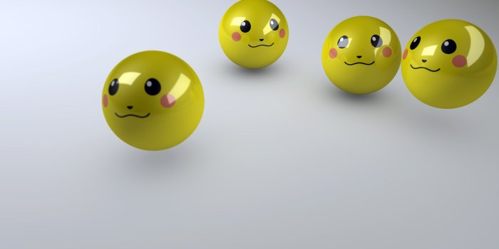 2560x1600 Smiley Faces 3D ❤ 4K HD Desktop Wallpaper for 4K Ultra HD TV • Dual