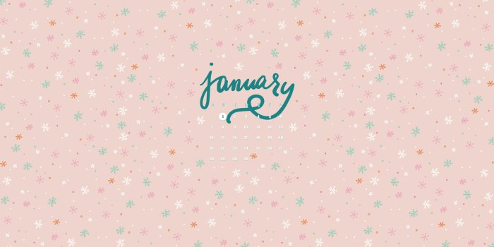 2560x1600 Free Wallpaper for January 2018 | Six Leaf Design | Logo + Branding