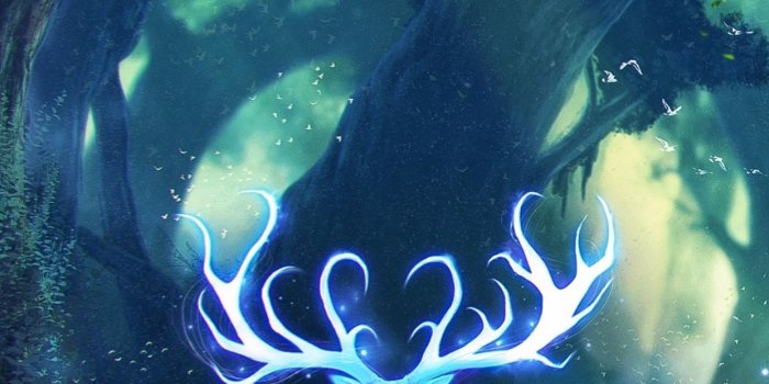 1242x2688 Magic Forest Fantasy Deer Wallpaper