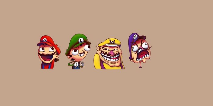 1440x900 Download wallpaper 1440x900 minimalism, memes, art, faces widescreen