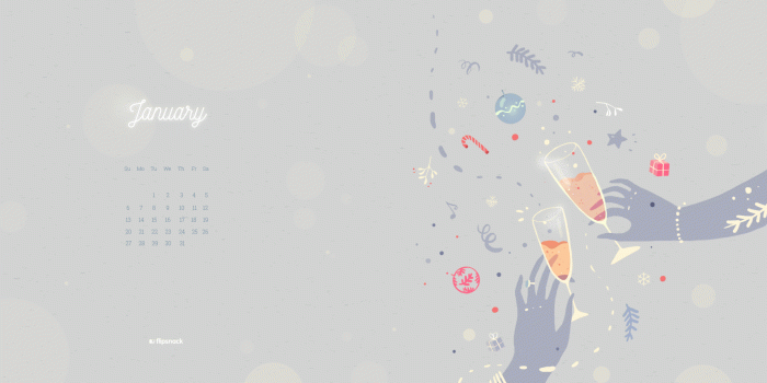 1920x1080 Free January 2019 wallpaper calendars - Flipsnack Blog