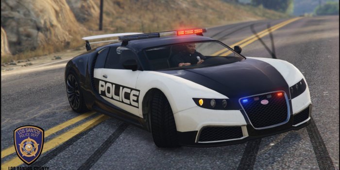 1600x900 GTA 5 - Bugatti Veyron Police Wallpapers ! - GTA V Galleries