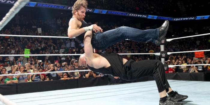1600x900 WWE Brock Lesnar Applying Suplex To Dean Ambrose