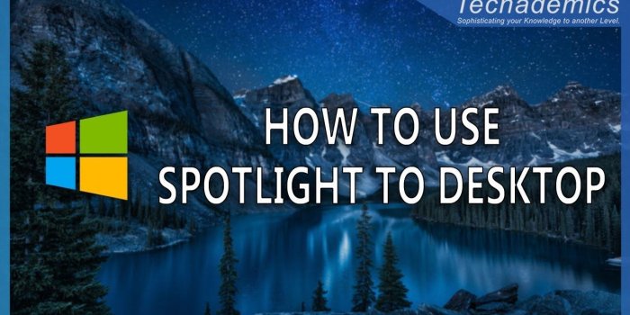 1280x720 How to Use Windows Spotlight Images as Wallpaper Windows 10