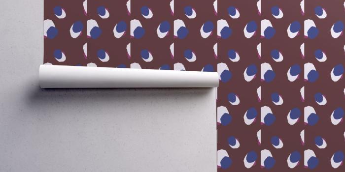 1024x1024 Maroon Ripped wallpaper - cashmerette - Spoonflower