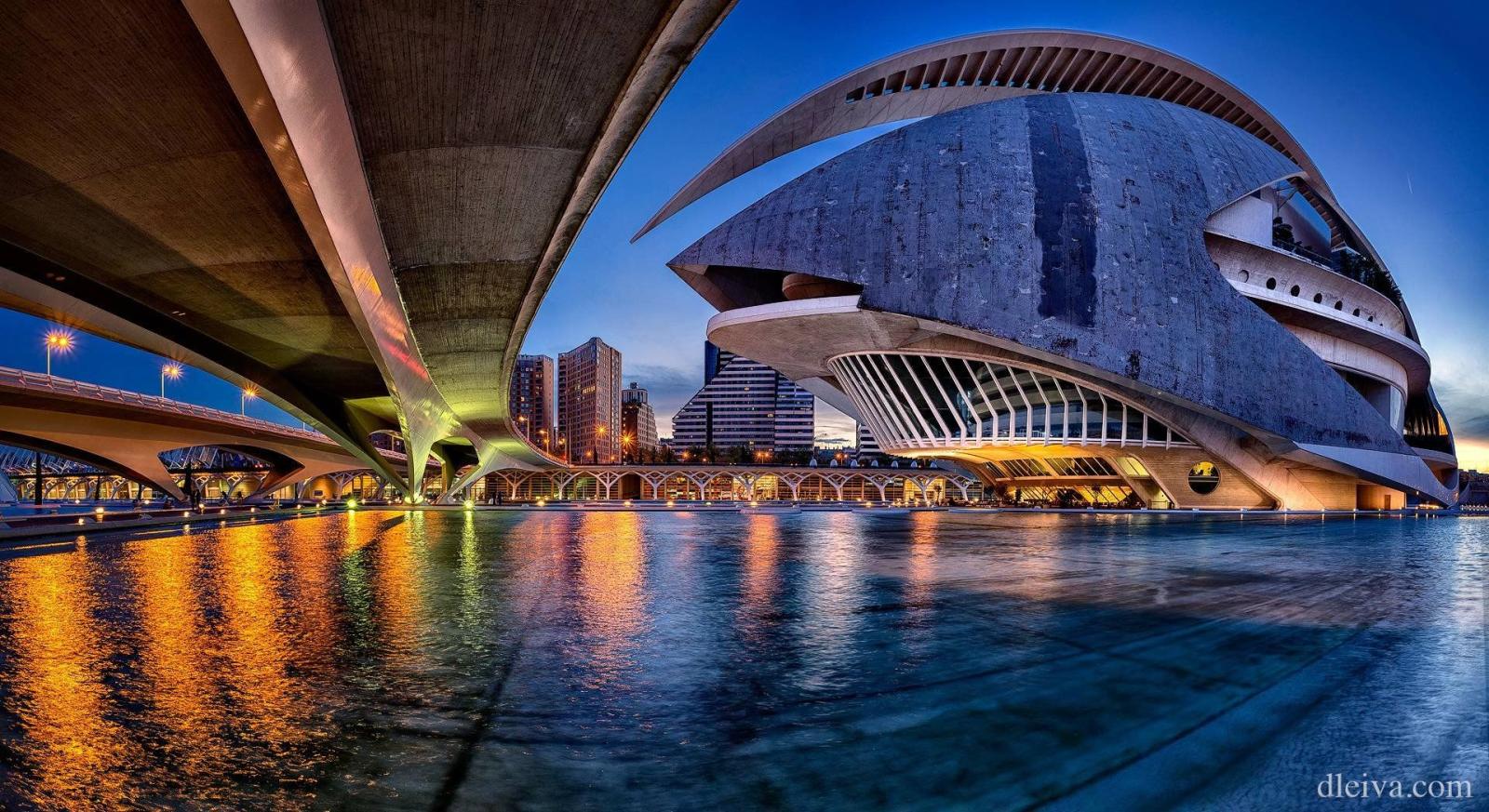 1920x1048 City of Arts and Sciences, Valencia, Spain HD wallpaper