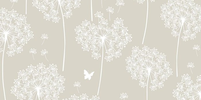 1000x1201 WallPops! Dandelion Taupe Wallpaper