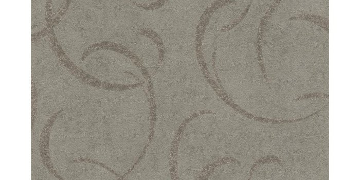 1000x1000 Advantage Lysander Taupe Scrolls Wallpaper Sample