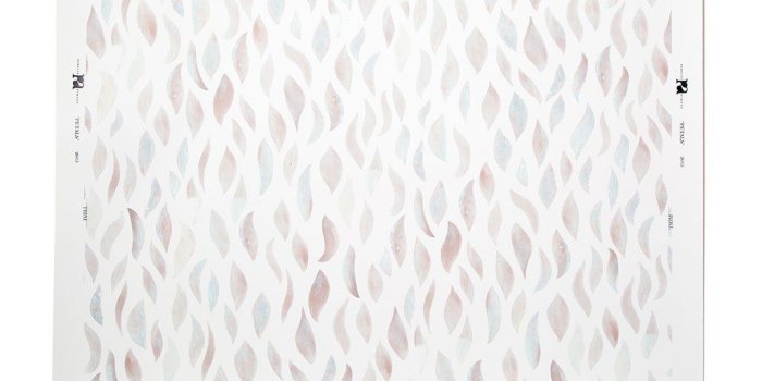 1024x1024 Petals Wallpaper in Taupe-blue