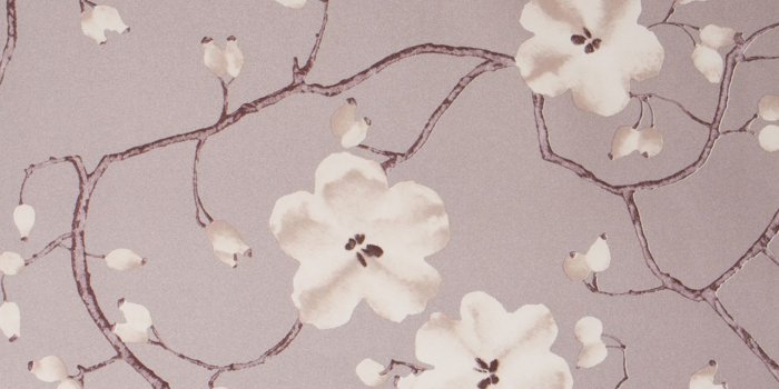 1280x1280 Blooming Blossom Wallpaper, Taupe