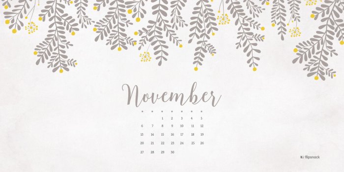1920x1079 November 2016 free calendar background – desktop wallpaper