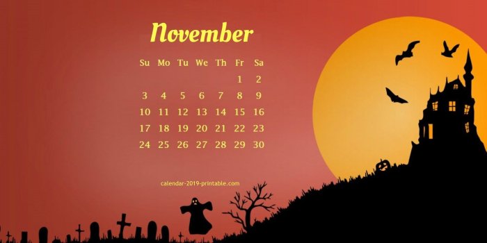 1920x1080 november 2019 calendar wallpaper - Erha.yasamayolver.com