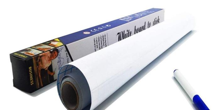 1001x1001 Dry Erase Wall Decal - Self Adhesive Whiteboard Paper - Stickers a Roll  17.7