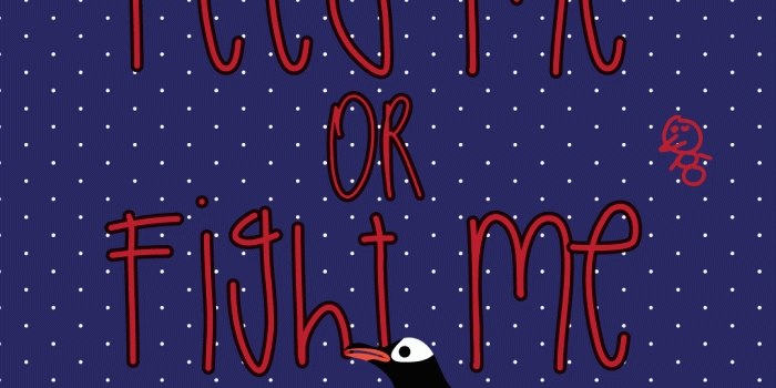 1080x1920 Holly Jolly Penguin Wallpaper - Feed Me Fight Me