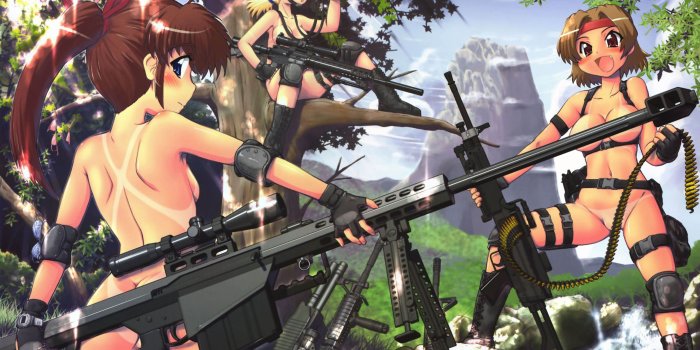 2560x1600 Anime Girls With Guns Wallpaper | 2560x1600 | ID:22712