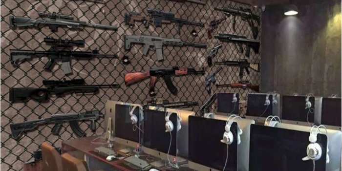 1000x800 beibehang papel de parede 3d mural Custom Fashion Photo Mural Various  Weapon Guns Wallpaper Wall Design wallpaper for walls 3 d