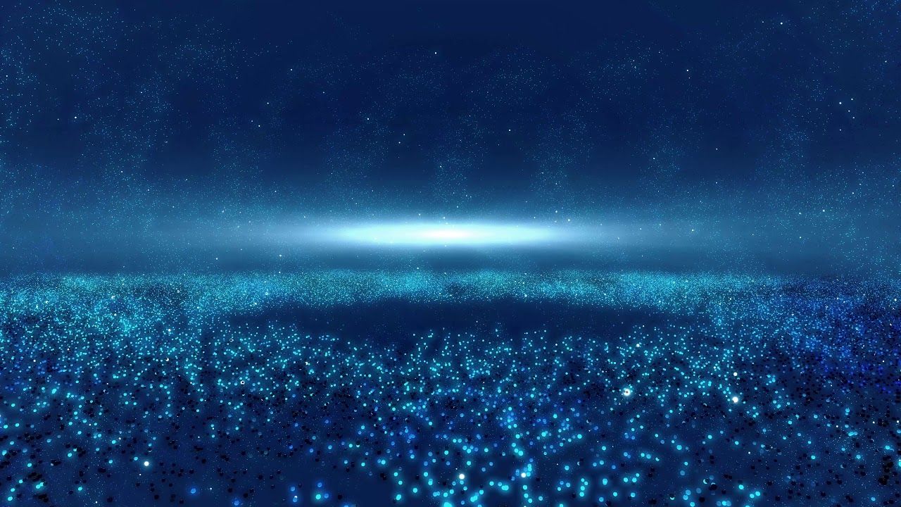 1280x720 4K Blue Moving Background - Stars Ring Space Nebula #AAVFX Live Wallpaper