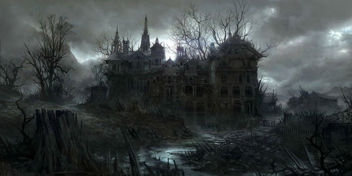 1244x700 HALLOWEEN dark haunted house spooky wallpaper | 1920x1080 | 497956