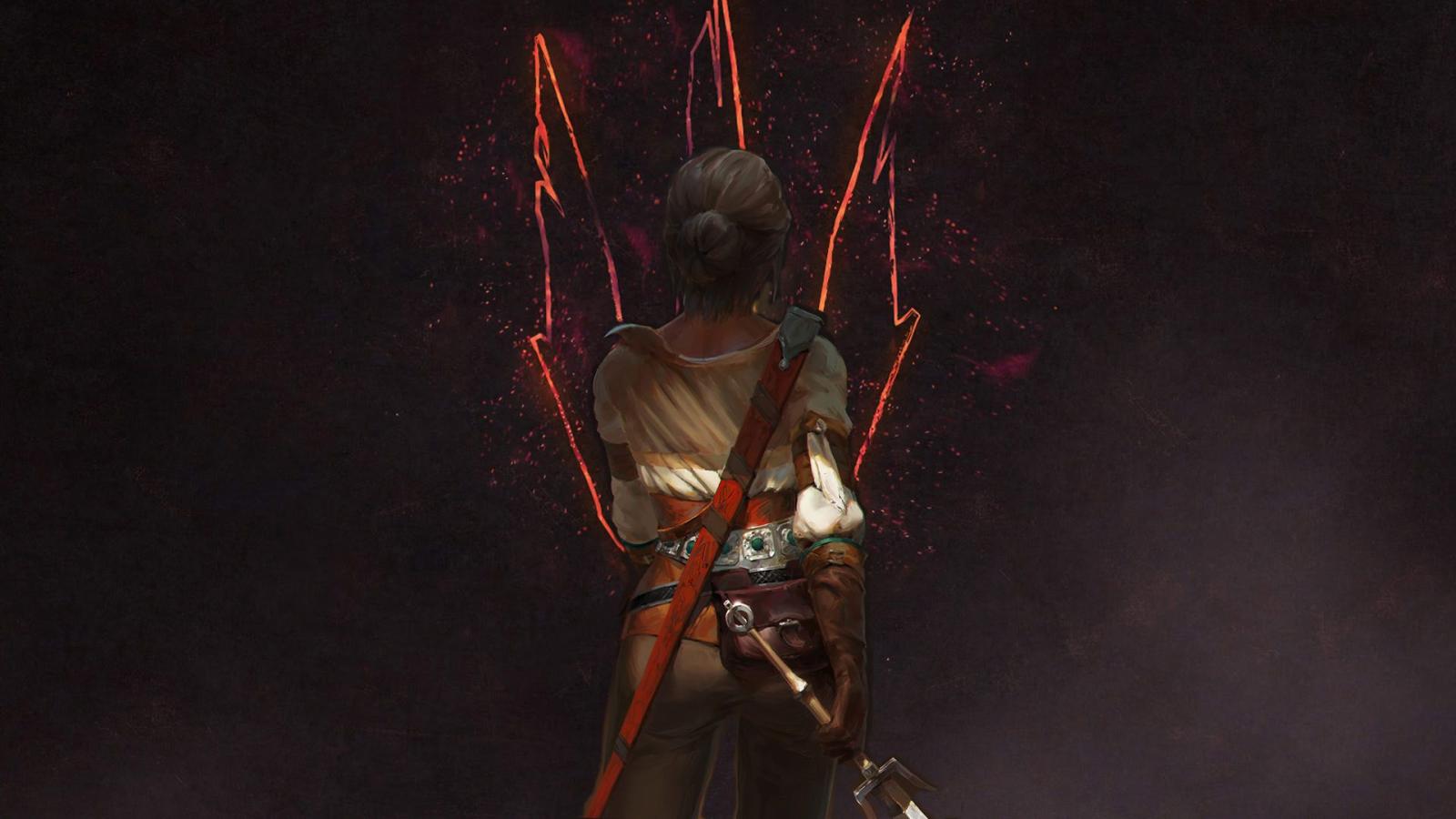 1920x1080 1920x1080] Put together a quick Witcher 3 Ciri wallpaper - Imgur