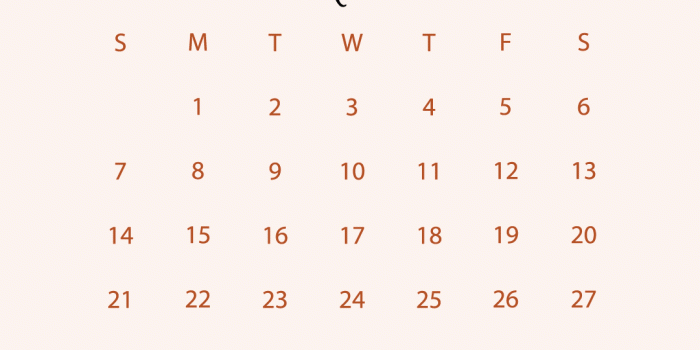 1080x1920 October 2018 Content Calendar - Planoly