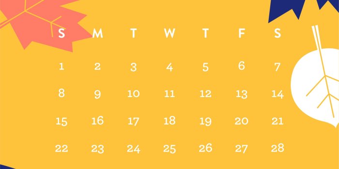 2251x4000 Fall Leaf and Fox October 2017 Calendar Wallpaper - Sarah Hearts