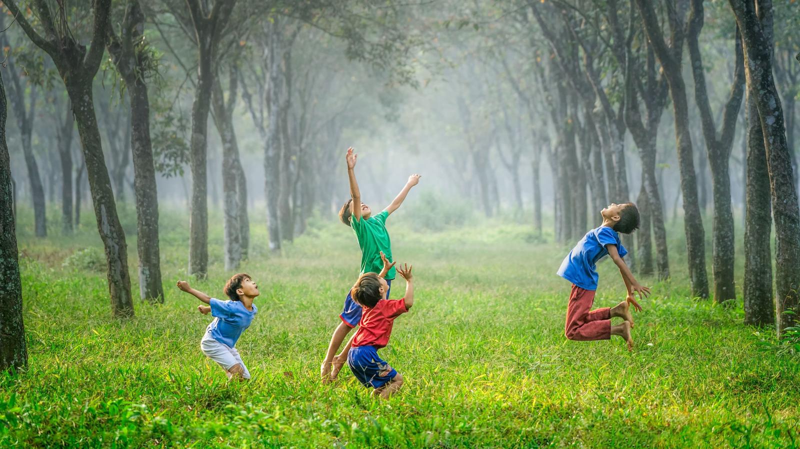 5000x2812 Children Playing Together Wallpaper | HD Wallpapers