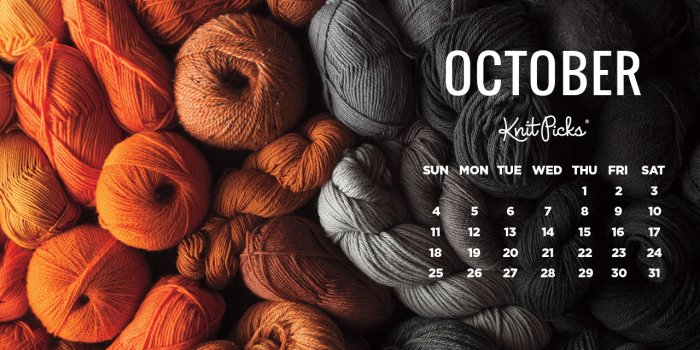1280x1024 October 2015 Wallpaper Calendar - KnitPicks Staff Knitting Blog