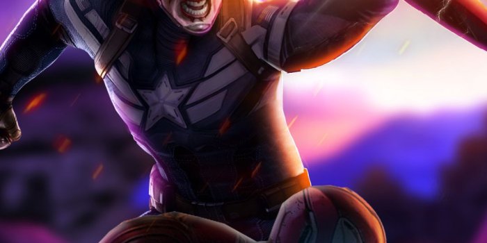 1080x2160 Avengers Endgame Captain America Wallpaper - Play Soon Two