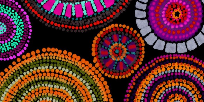 1080x1920 11 Amazingly Beautiful Aboriginal Dot Art Wallpapers + Indigenous