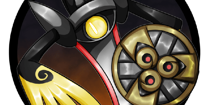 861x927 Shiny Aegislash by Cryophase | My Shinies | Pokemon, Ghost pokemon