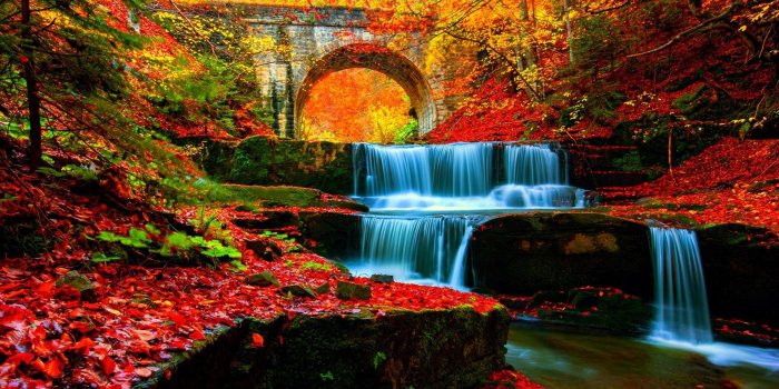 1920x1080 Fall Waterfall Wallpapers - Top Free Fall Waterfall Backgrounds