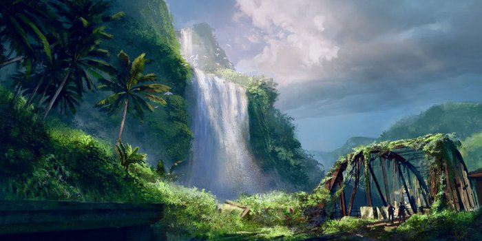 4740x2289 landscape, Waterfall Wallpapers HD / Desktop and Mobile Backgrounds