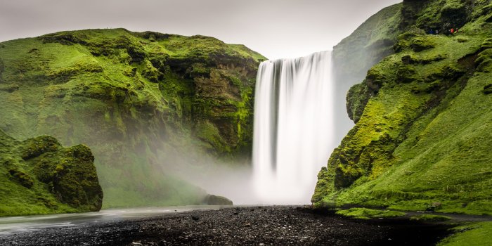 2880x1800 Skogafoss Waterfall Wallpaper | PNG Transparent best stock photos