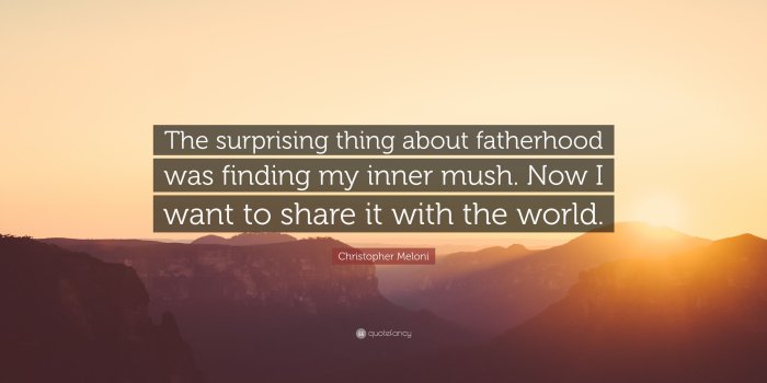 3840x2160 Christopher Meloni Quote: “The surprising thing about fatherhood was