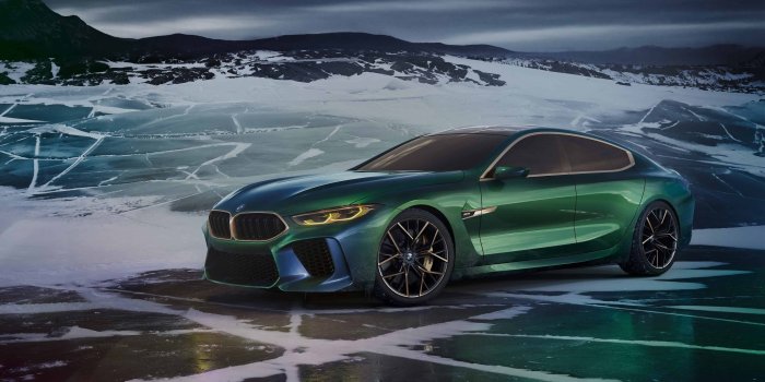 3840x2160 BMW M8 Gran Coupe Concept Green UHD 4K Wallpaper | Pixelz