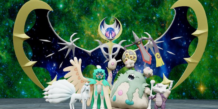 1920x1080 Image 43286: aegislash artist:dog_shaped_robot_buddy decidueye game