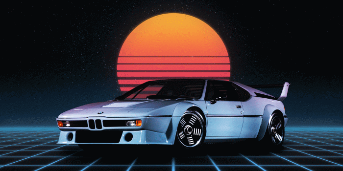 1920x1082 BMW M1 Wallpaper : outrun