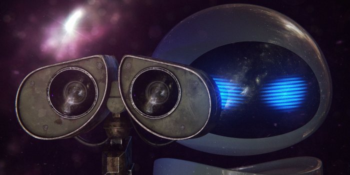 2560x1440 Download wallpaper 2560x1440 wall-e, eva, robots, couple hd background