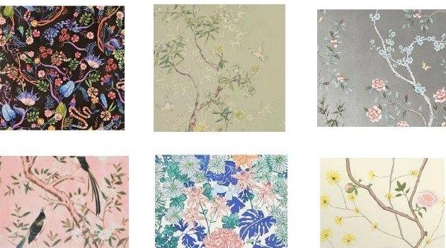 630x1316 PIN IMAGE the prettiest botanical removeable wallpaper - at home