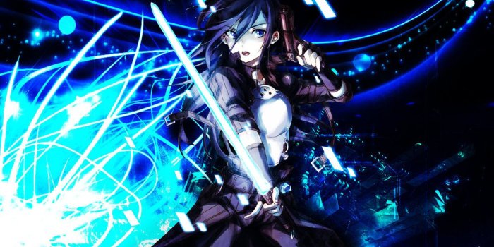 1191x670 Sword Art Online Wallpaper Kirito Dual Sword HD Wallpaper