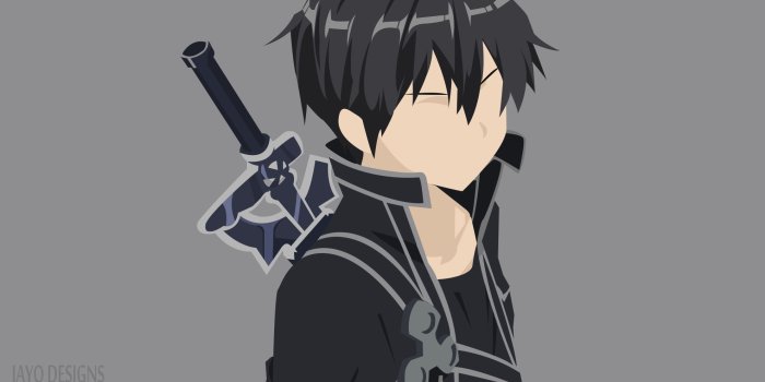 1980x1080 KIRITO minimalist HD Wallpaper | Background Image | 1980x1080 | ID