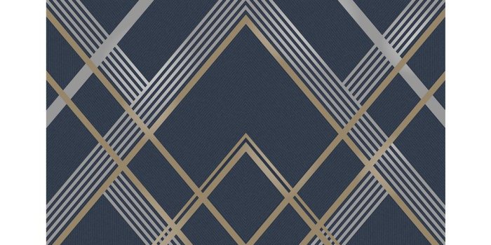 1000x1000 Bradford Navy Geometric Wallpaper