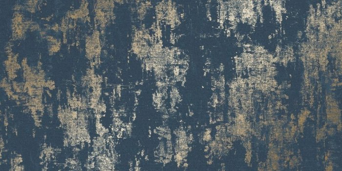 1000x1000 Milan Metallic Wallpaper Navy Gold