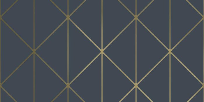 1000x1000 57.8 sq. ft. Diamonds Navy Geometric Wallpaper